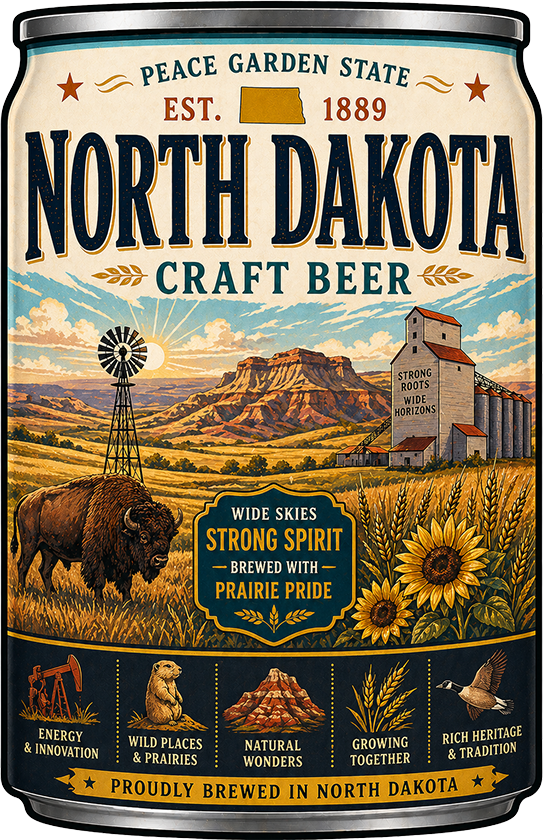 Sticker: North Dakota Craft Beer