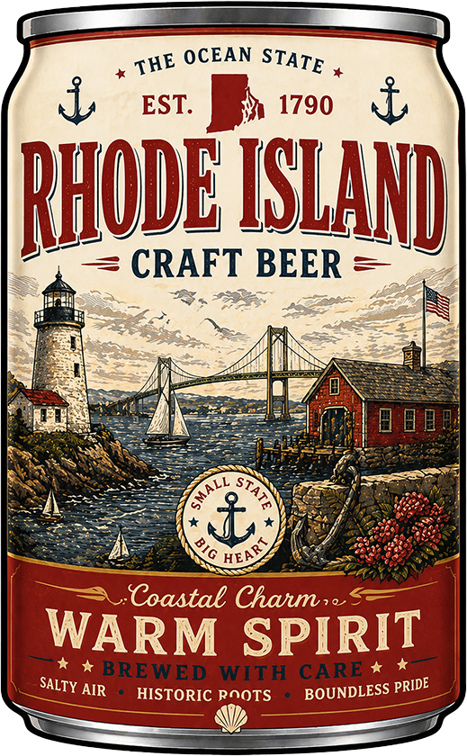 Sticker: Rhode Island Craft Beer - Namedrop
