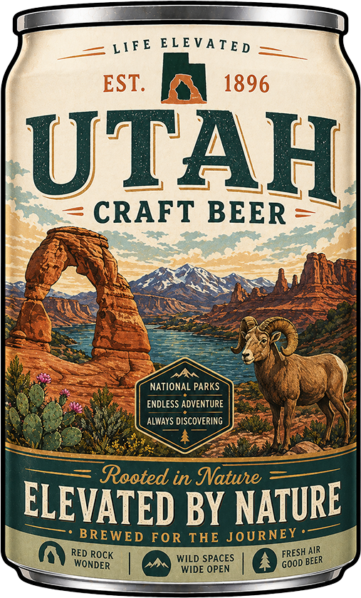 Sticker: Utah Craft Beer - Namedrop