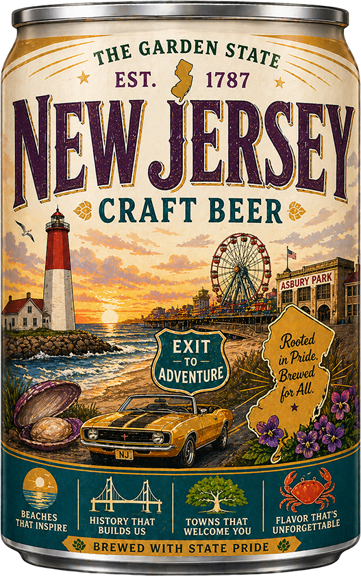 Sticker: New Jersey Craft Beer