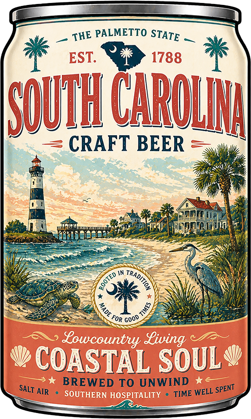 Sticker: South Carolina Craft Beer - Namedrop