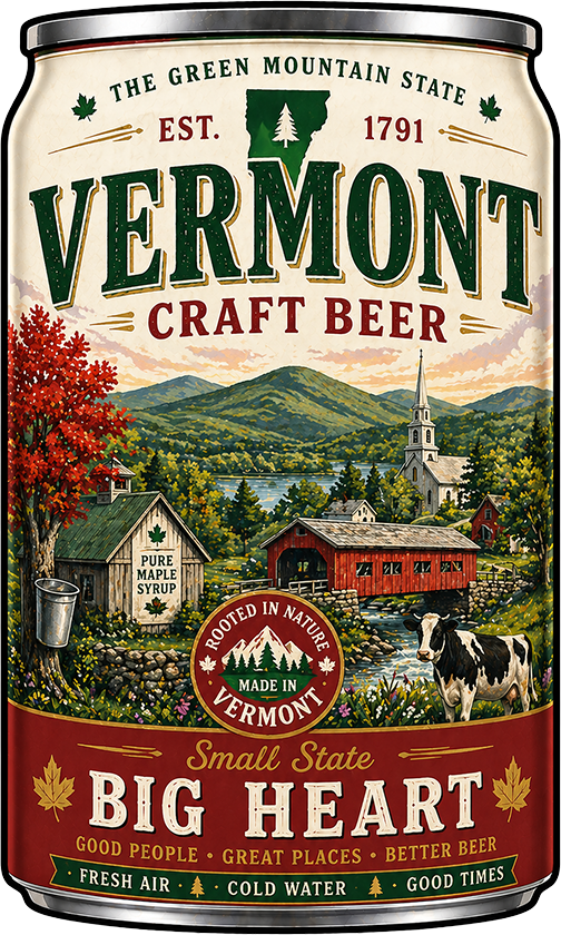 Sticker: Vermont Craft Beer - Namedrop