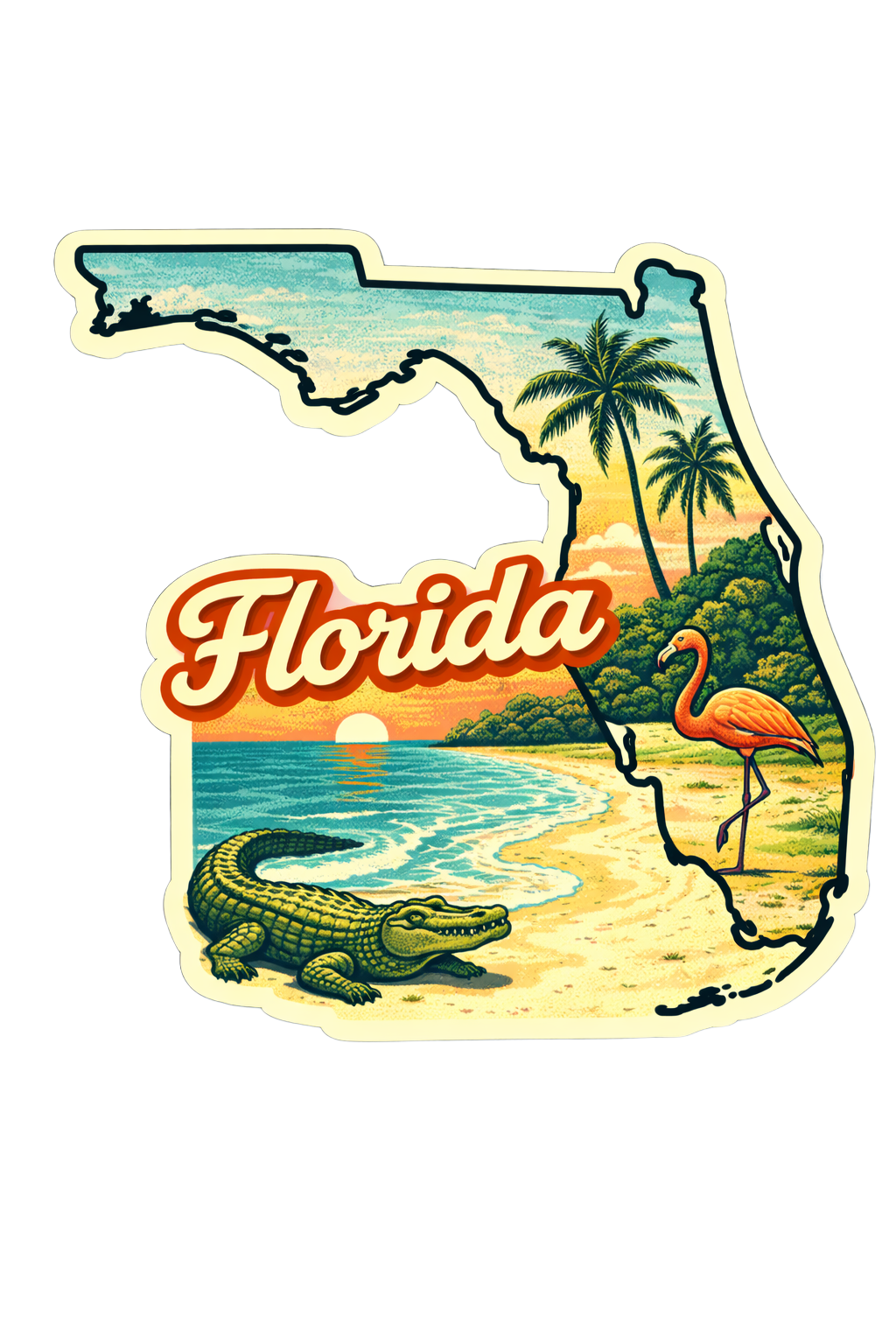 Sticker: Florida State Shape