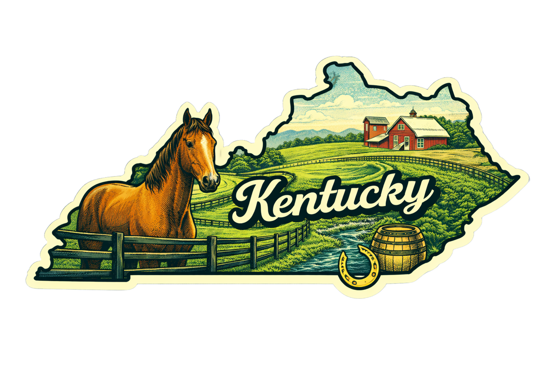 Sticker: Kentucky State Shape