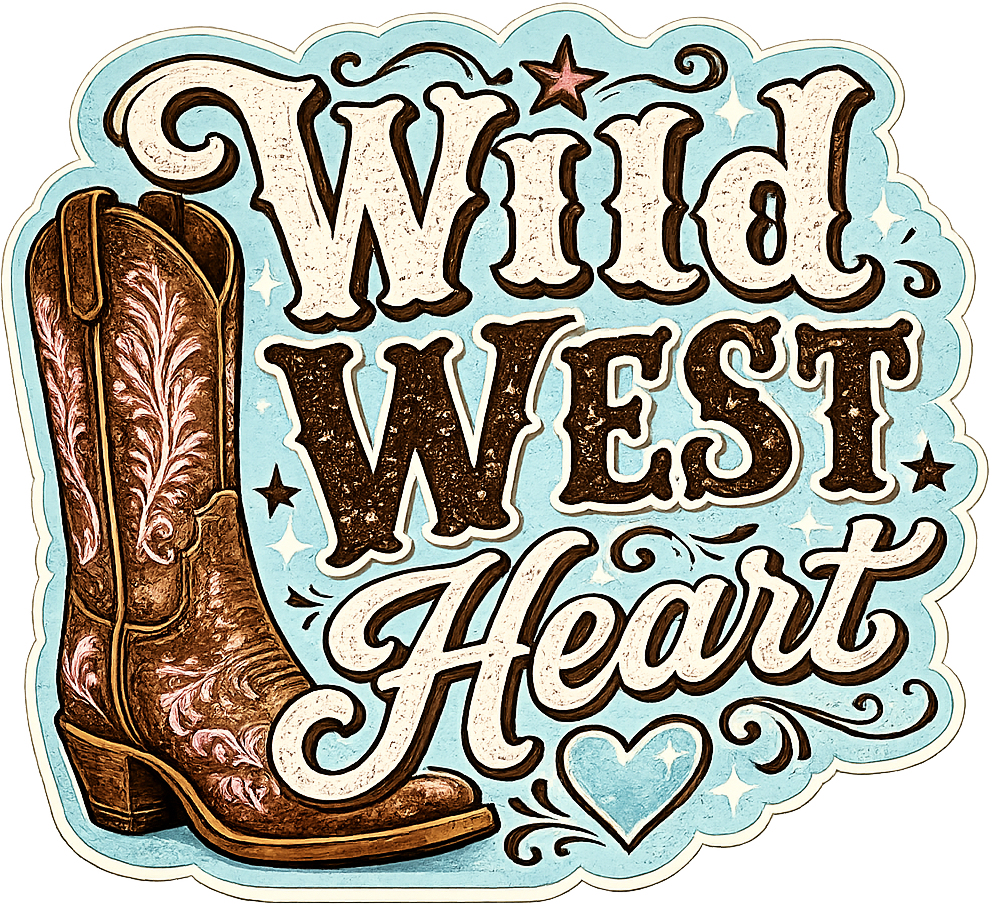 Sticker: Wild West Heart - Namedrop