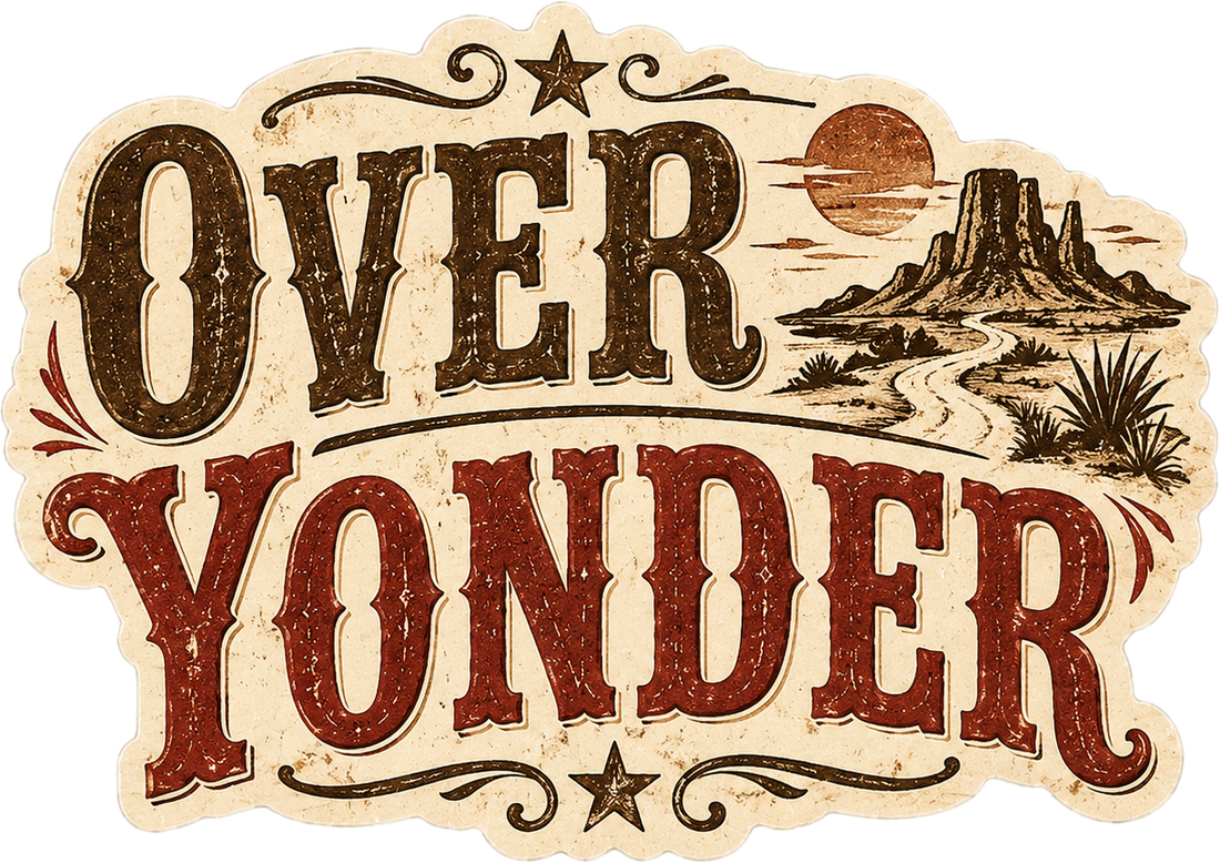 Sticker: Over Yonder Vintage - Namedrop
