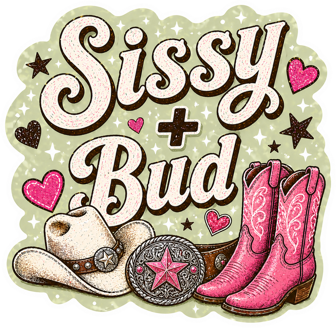 Sticker: Sissy and Bud - Namedrop