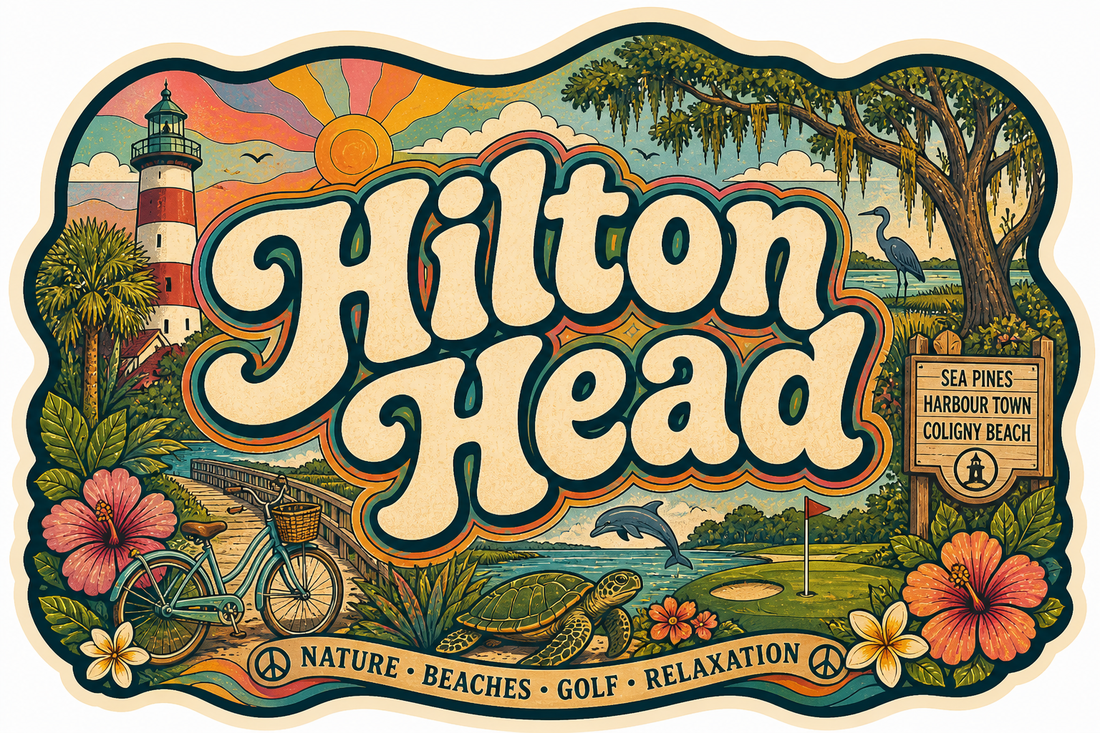 Sticker: Hilton Head Island - Namedrop