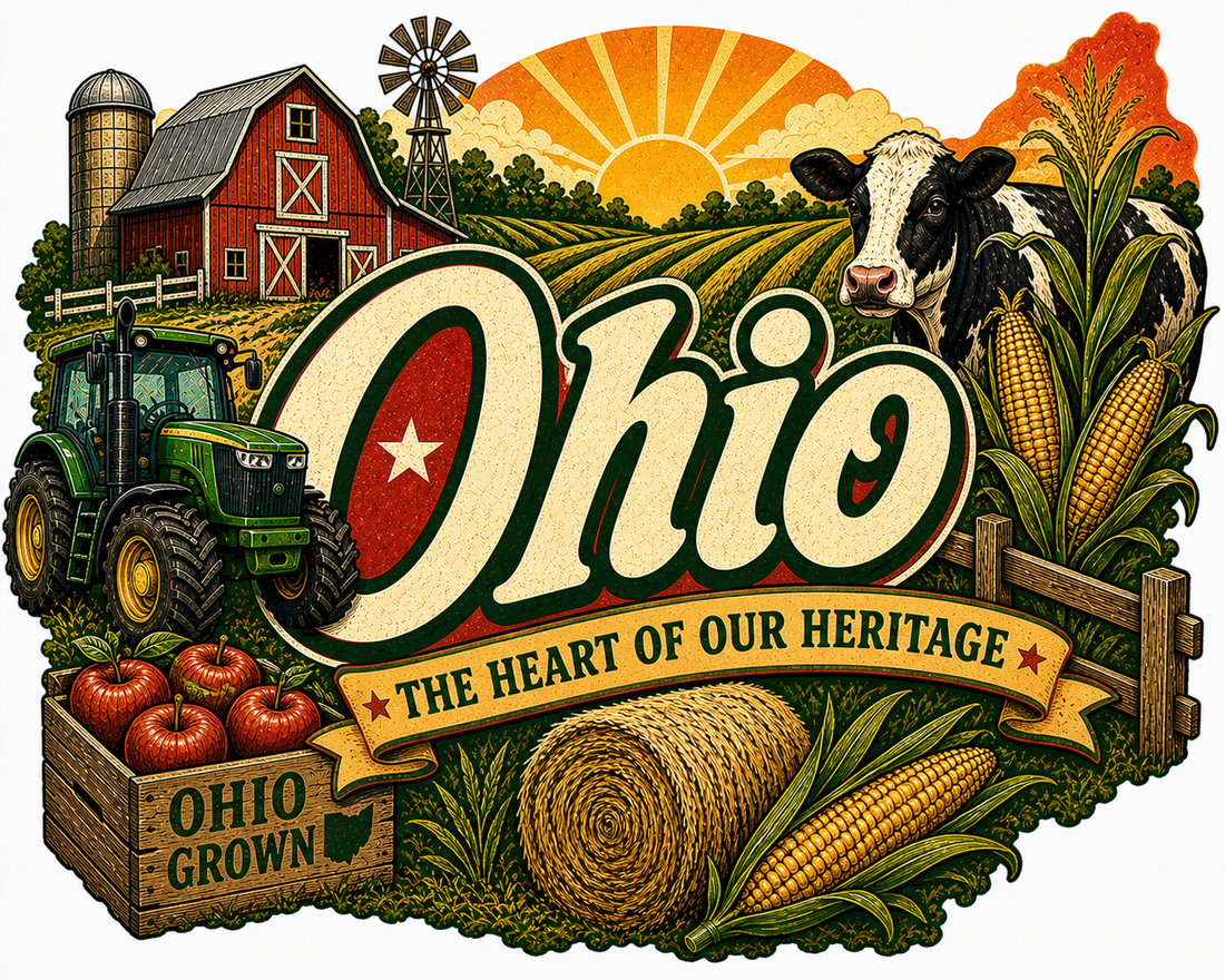 Sticker: Ohio Heart of Our Heritage