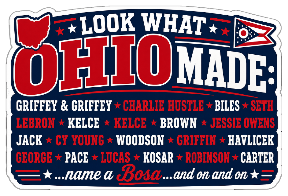 Sticker: Look What Ohio Made - Namedrop