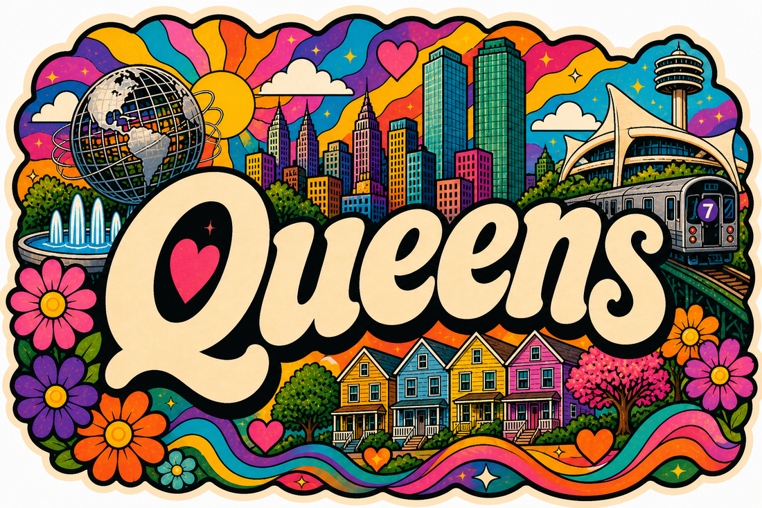 Sticker: Queens Colorful