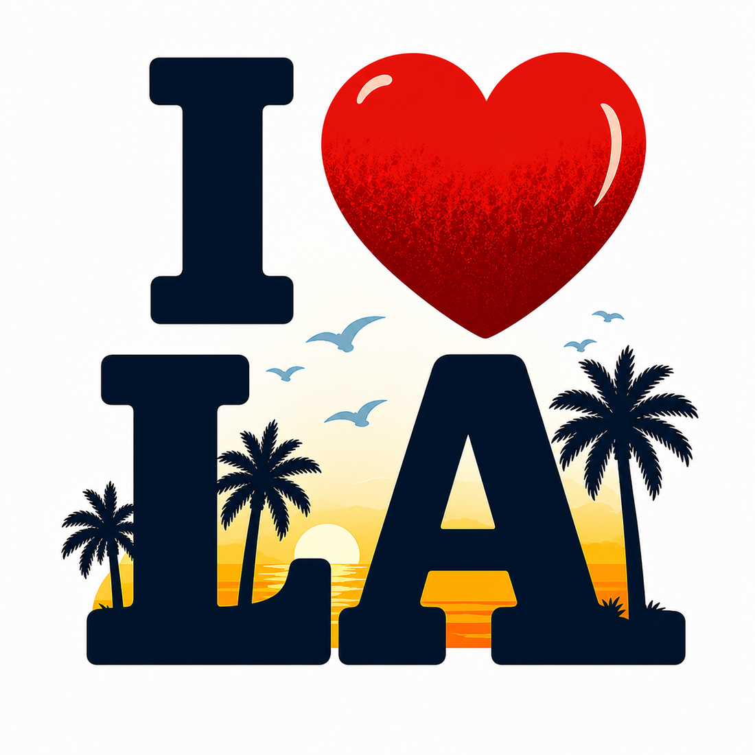 Sticker: I Love LA