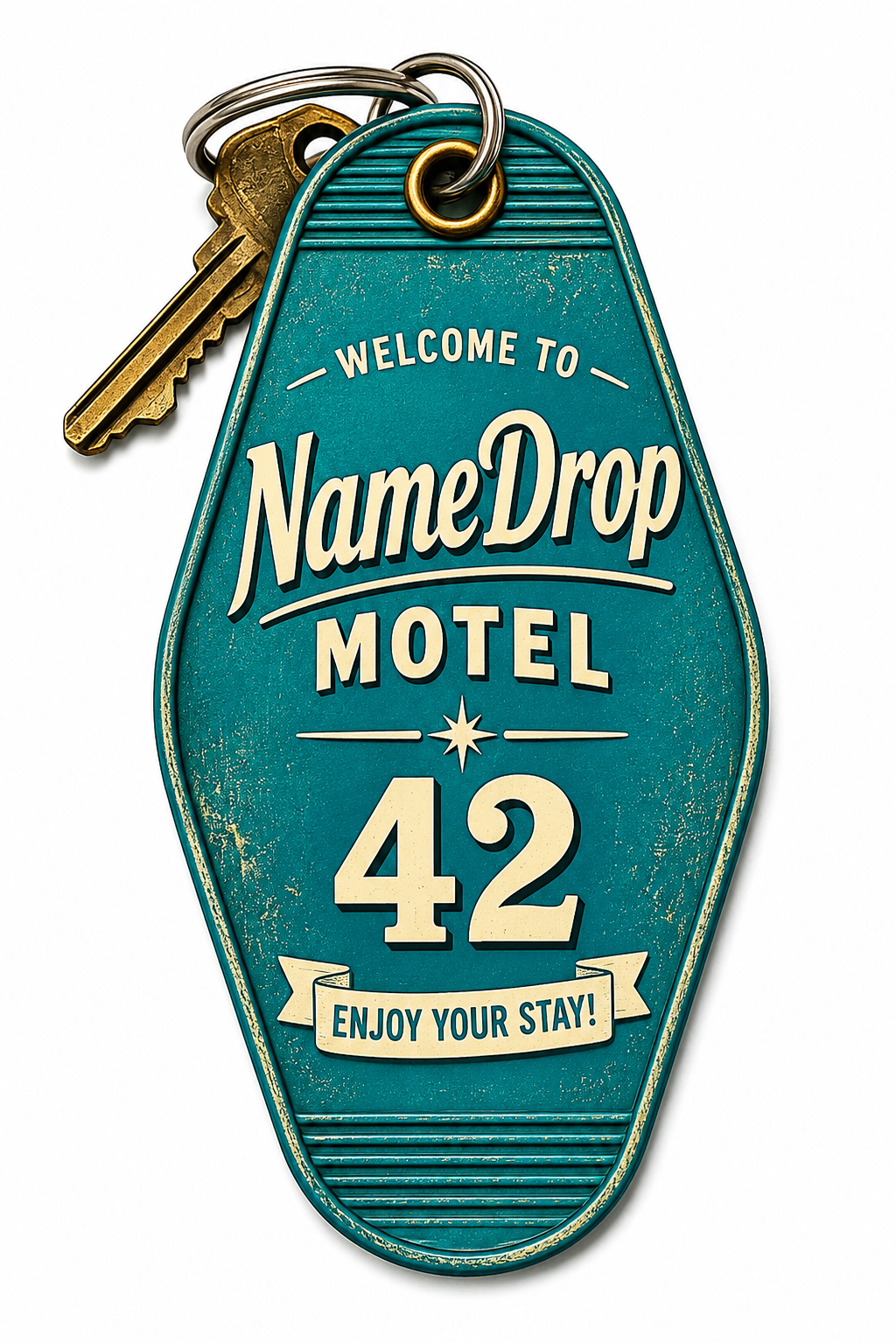 Sticker: Welcome to Namedrop Hotel 42 - Namedrop