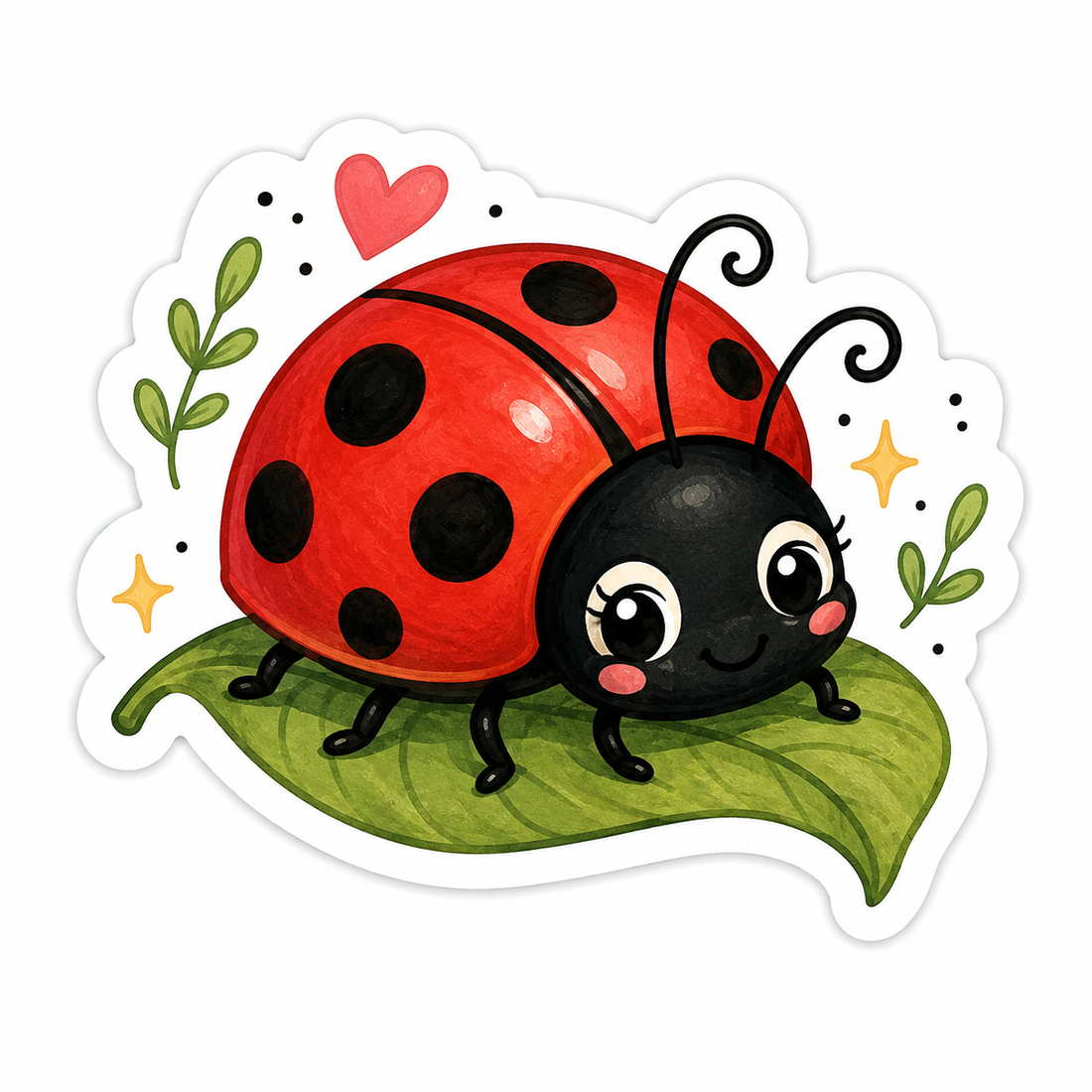 Sticker: Lady Bug