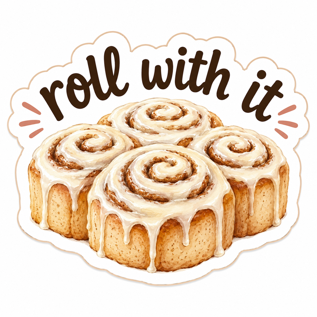 Sticker: Roll with it - Namedrop