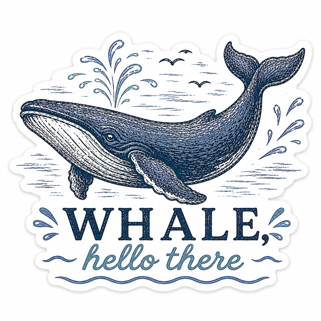 Sticker: Whale hello there - Namedrop