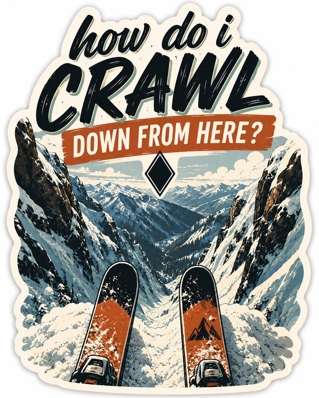 Sticker: How do I crawl - Namedrop