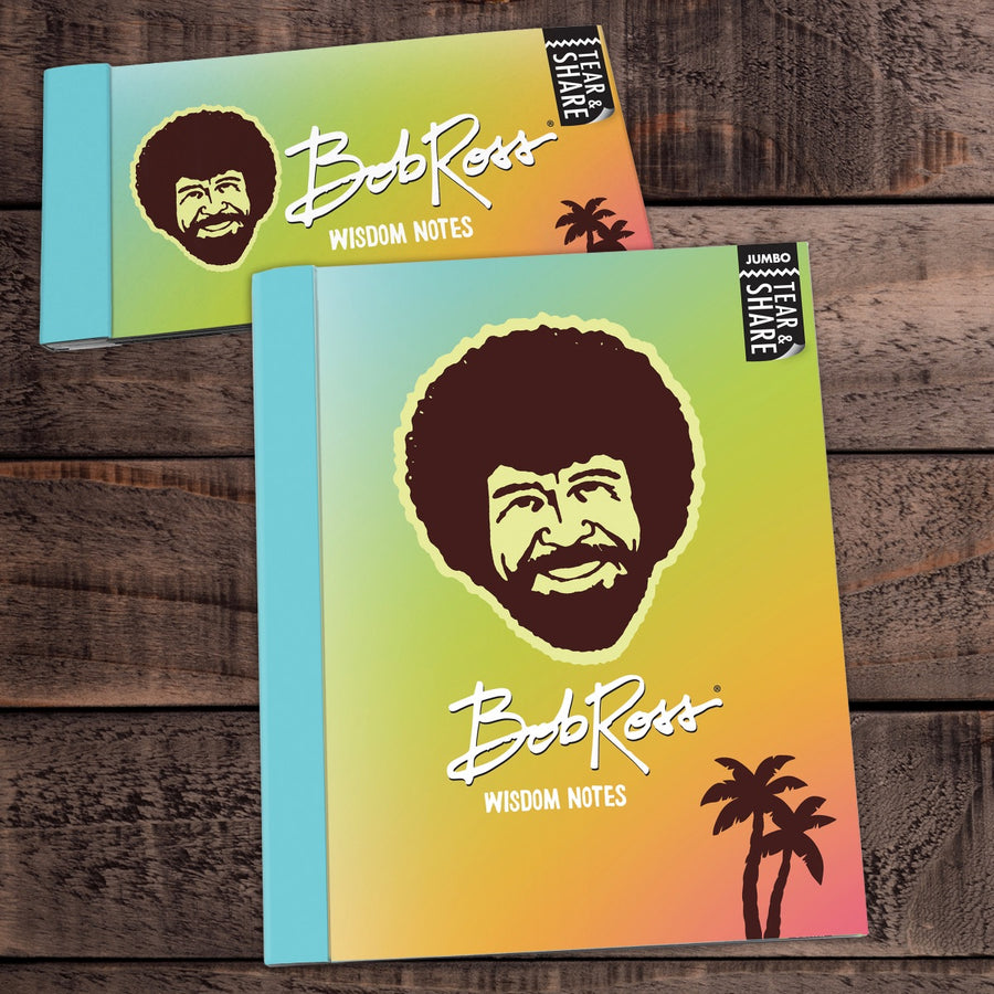 Jumbo Lunch Notes: Bob Ross Wisdom Notes - Pack of 6