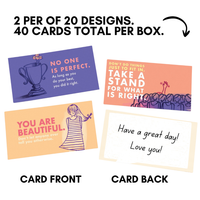 Lunch Notes: Being a Girl - Pack of 10 Sets