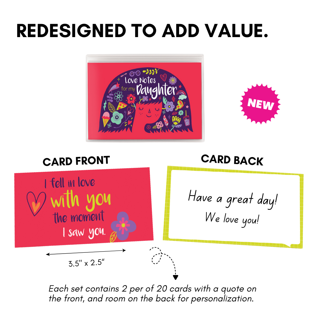 Lunch Notes: A Love Letter to My Daughter - Pack of 10 Sets