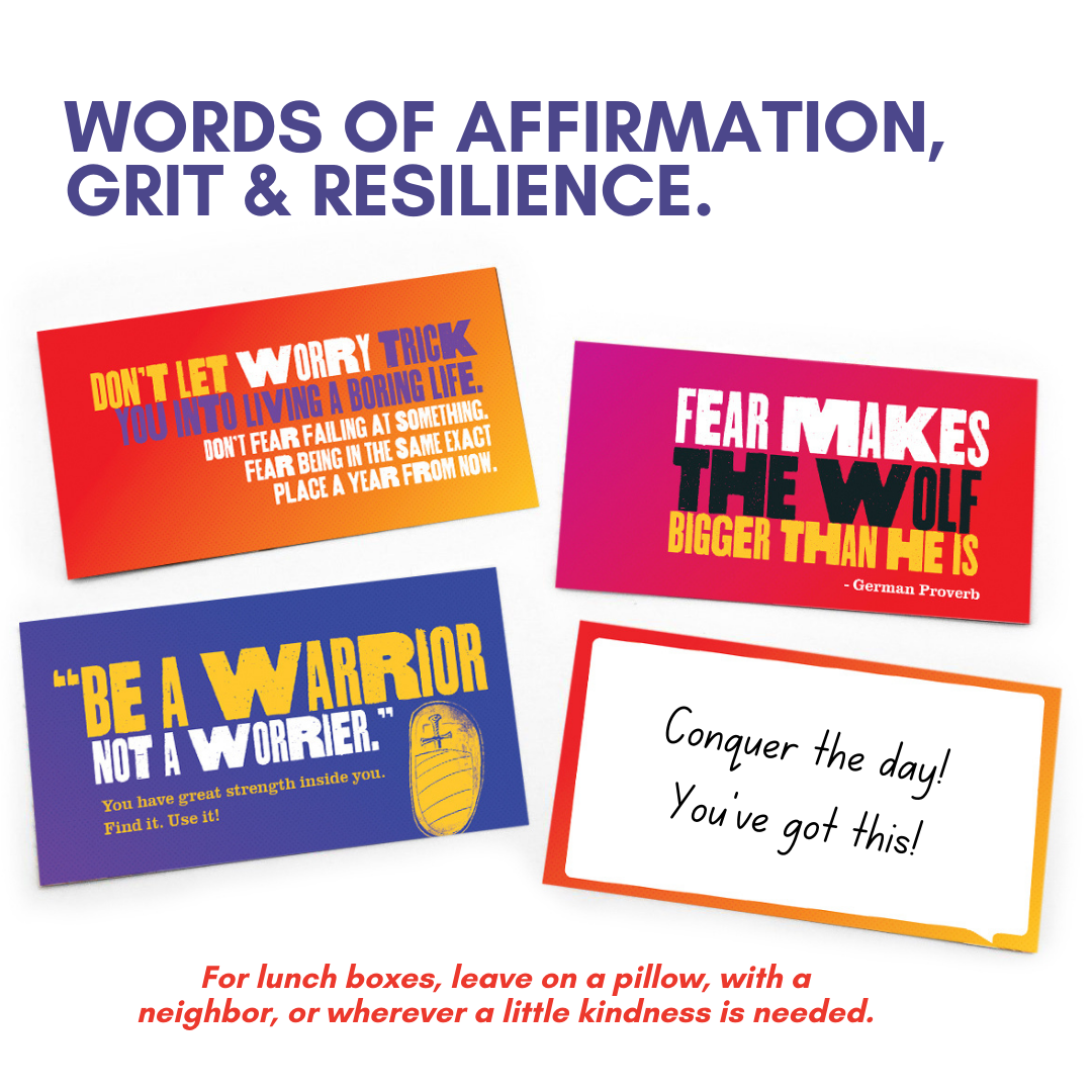 Lunch Notes: Becoming Fearless -  Pack of 10 Sets