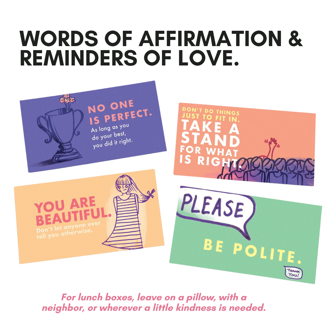 Lunch Notes: Being a Girl - Pack of 10 Sets