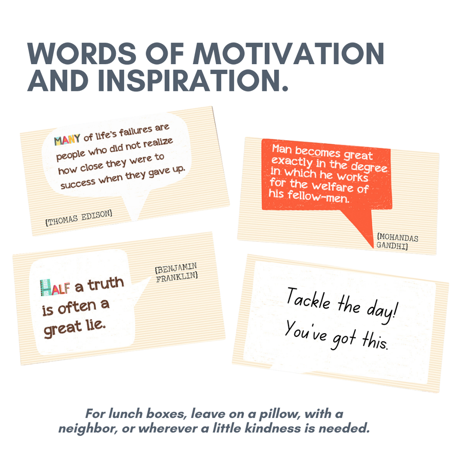 Lunch Notes: Good Stuff for the Brain - Pack of 10 Sets