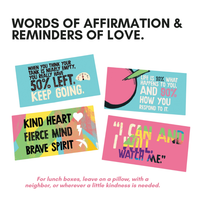 Lunch Notes: Grit for Girls -  Pack of 10 Sets