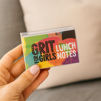 Lunch Notes: Grit for Girls -  Pack of 10 Sets