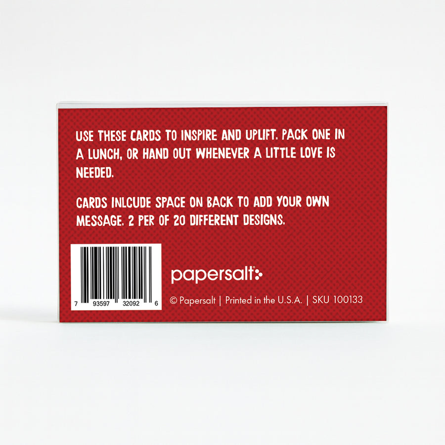 Lunch Notes: Grit for Boys -  Pack of 10 Sets