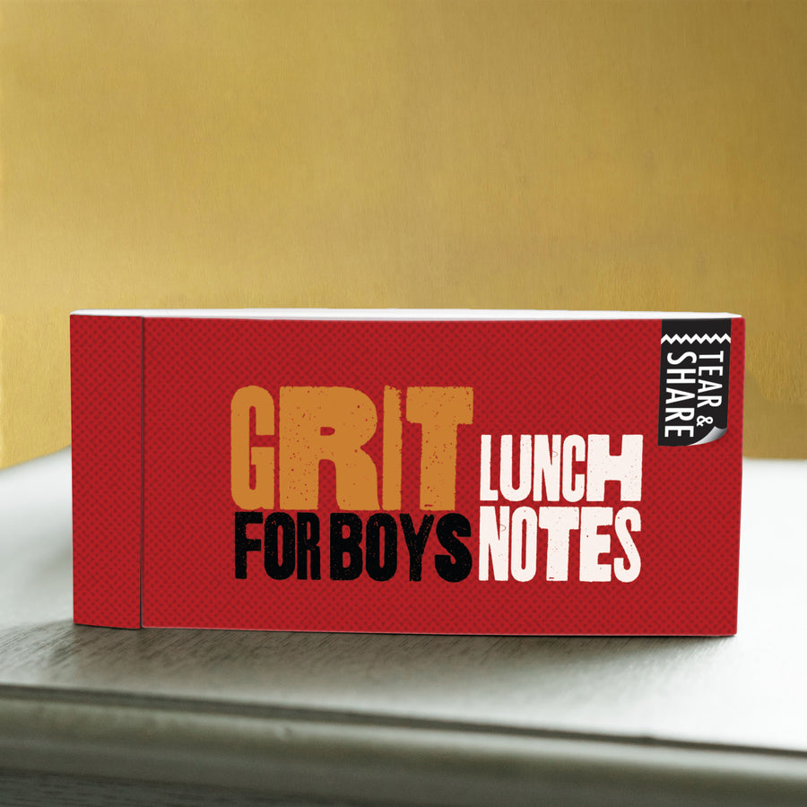 Lunch Notes: Grit for Boys - Box of 15