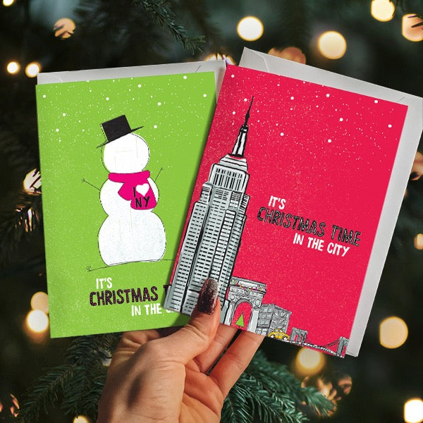 Greeting Card: It's Christmas Time in the City - Pack of 6