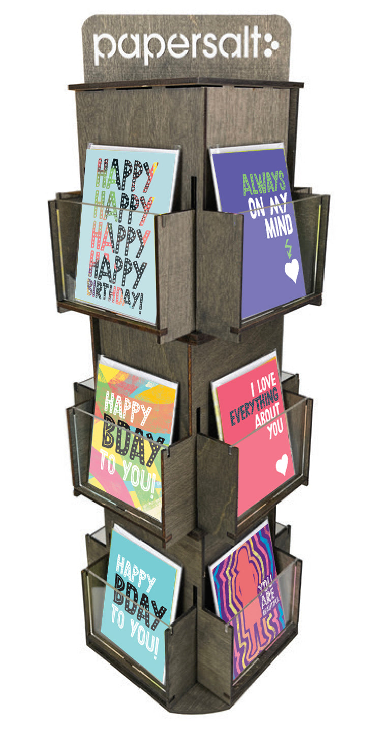 Display: Greeting Card Spinner