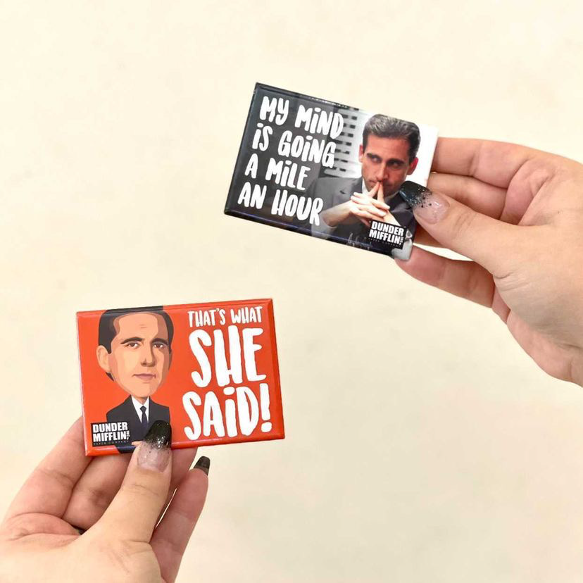 Magnet: The Office "My Mind is Going a Mile an Hour" - Pack of 6