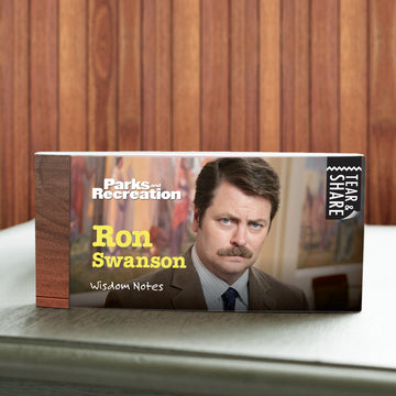 Lunch Notes: Parks and Rec, Ron Swanson Wisdom Notes - Box of 15