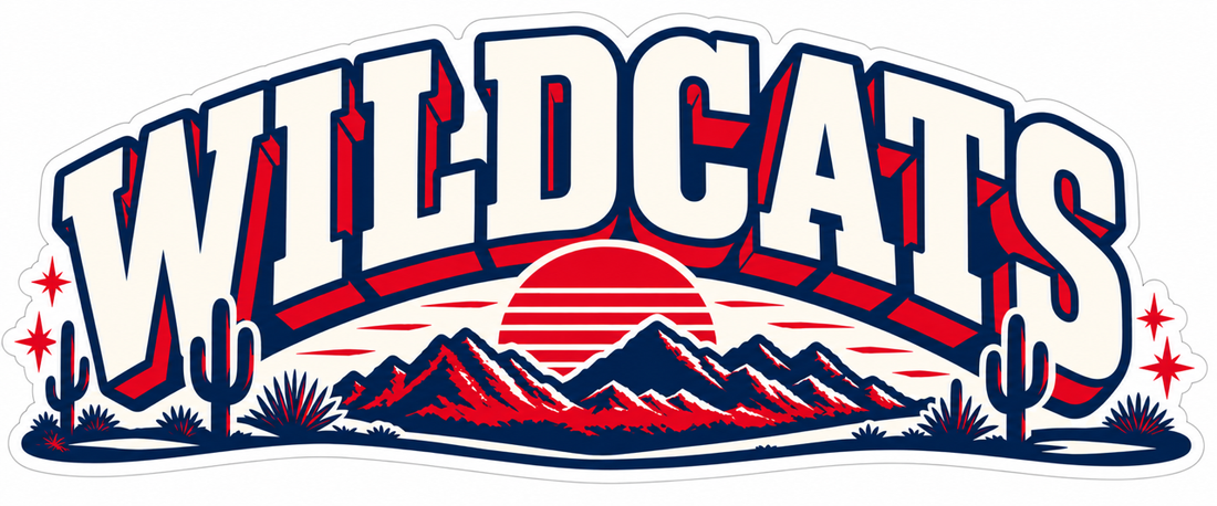 Sticker: Wildcats - Pack of 24