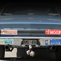 Bumper Sticker: Pets: Love is a Four-Legged Word (dogs)