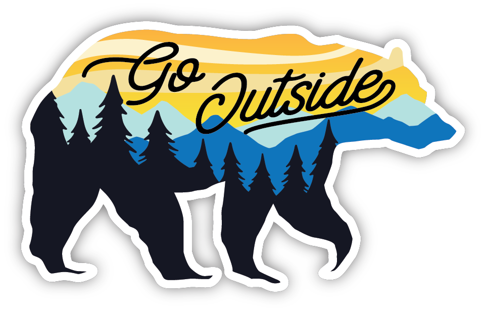 Sticker: Go Outside - Namedrop - Pack of 24