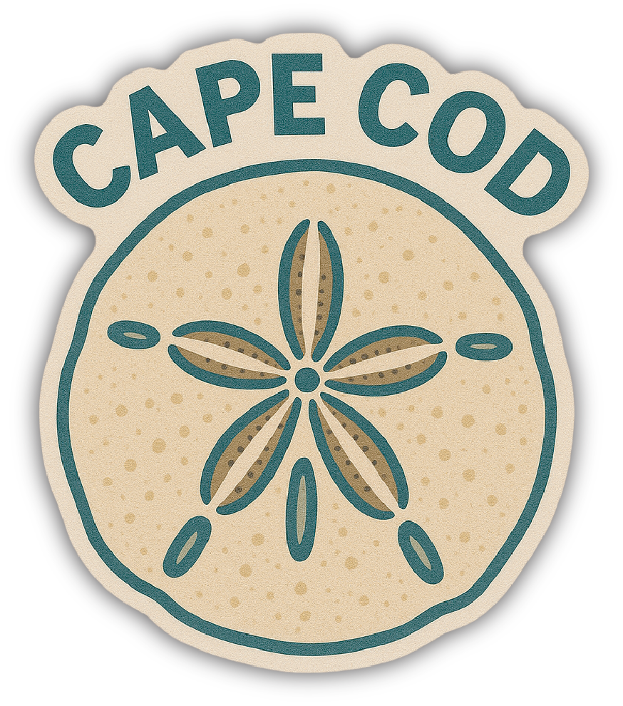 Sticker: Sand Dollar - Pack of 24