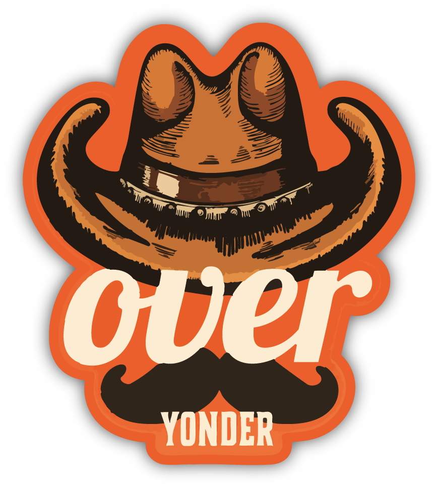 Sticker: Over Yonder - Namedrop - Pack of 24