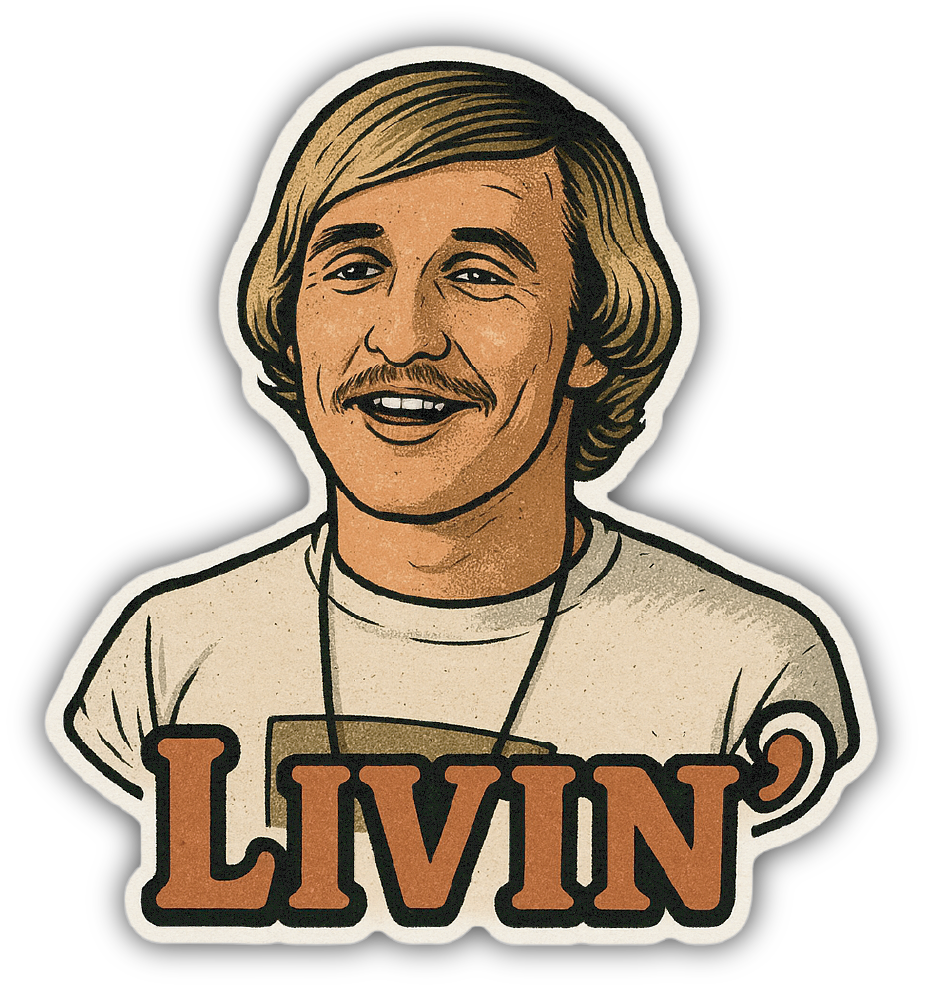 Sticker: Livin - Pack of 24