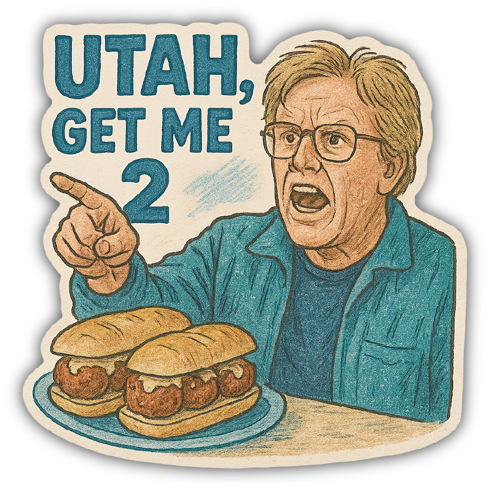 Sticker: Utah, Get Me 2 - Pack of 24