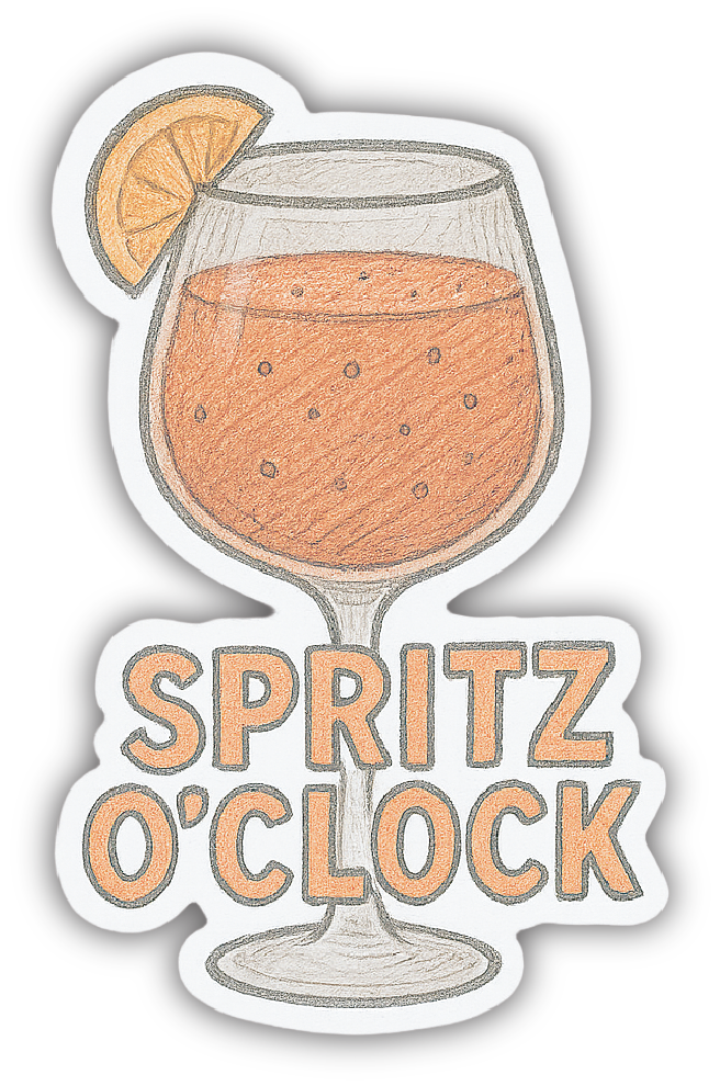 Sticker: Spritz O'Clock - Pack of 24