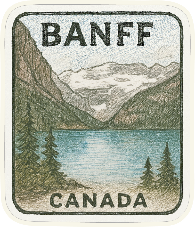 Sticker: Banff - Pack of 24