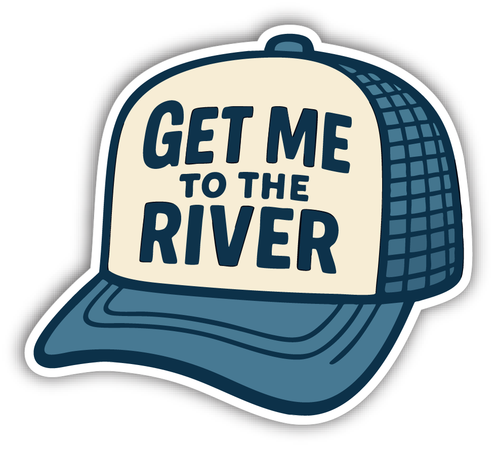 Sticker: Get Me to the River - Namedrop - Pack of 24
