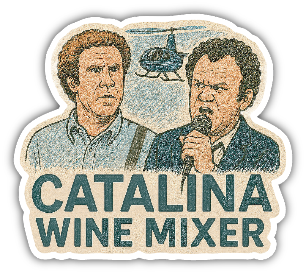Sticker: Catalina Wine Mixer - Pack of 24