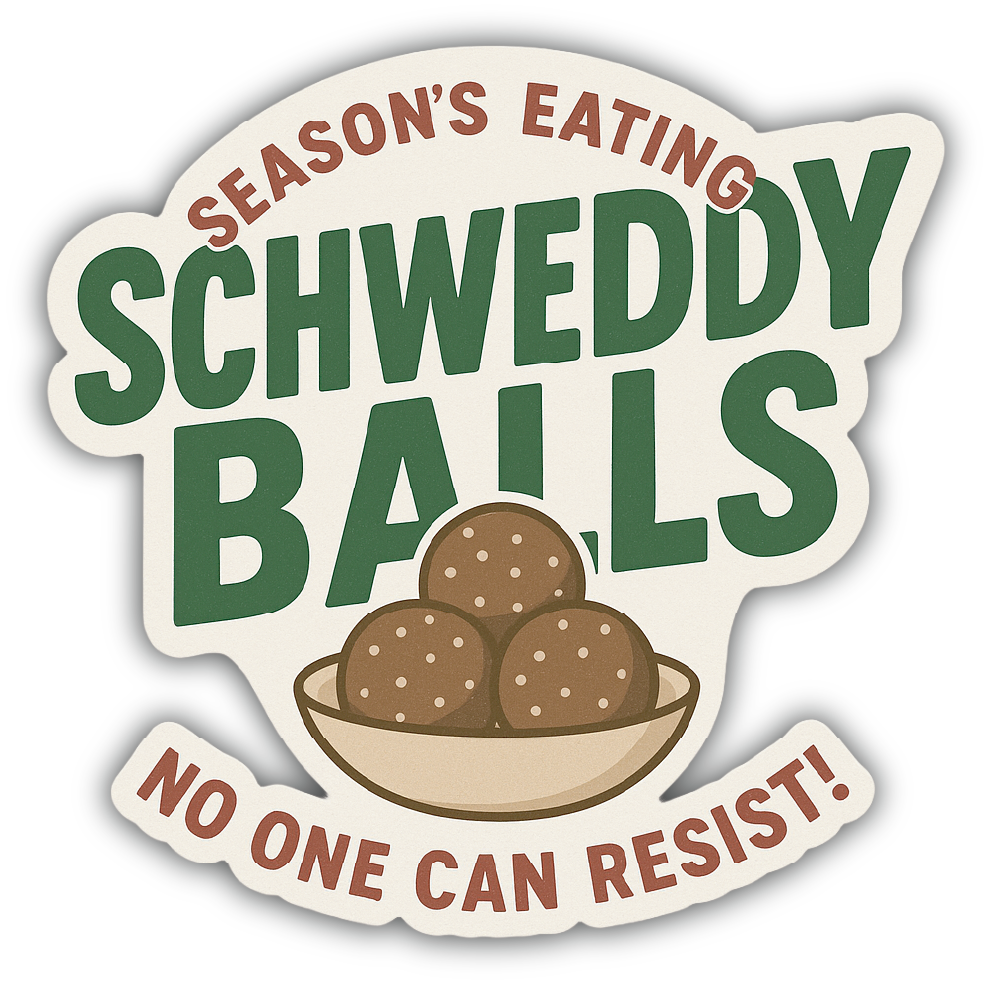 Sticker: Schweddy Balls - Pack of 24