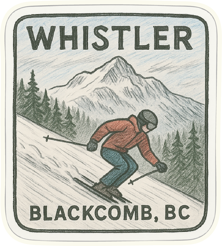 Sticker: Whistler - Pack of 24