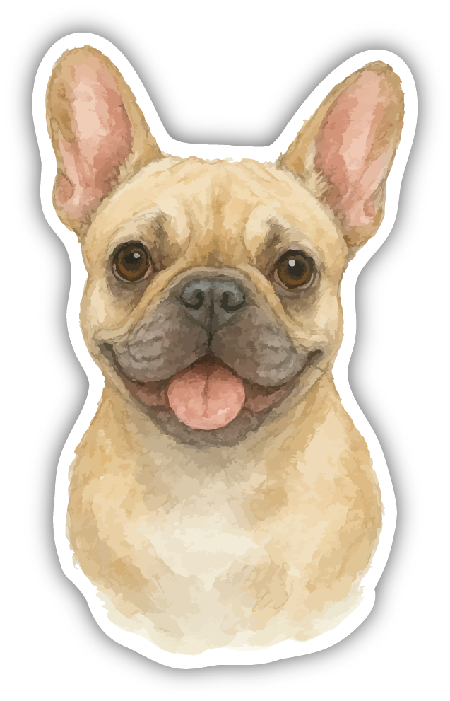 Sticker: Bulldog - Pack of 24
