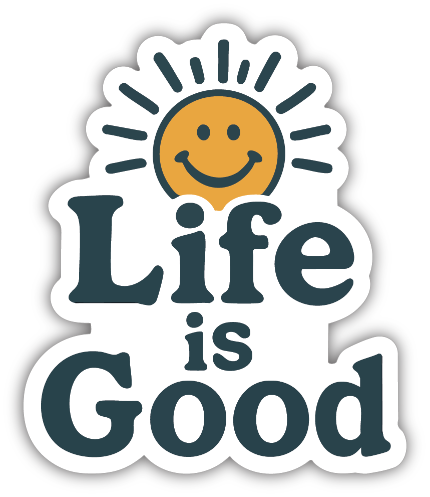 Sticker: Life is Good Sunshine - Pack of 24